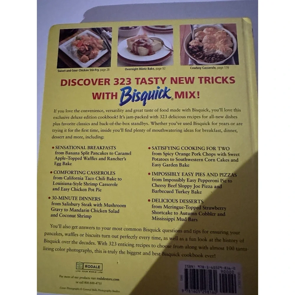 Betty Crocker‎ Bisquick Cookbook HC Deluxe Edition 323 Recipes VGC
